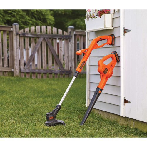 Ensemble combin&eacute; coupe-bordure/taille-bordure et balayeuse pour surfaces rigides Max*, 10", &agrave; pile, 20 V Distribution Industrielle GC