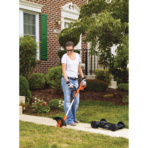 Ensemble de tondeuse compacte sans fil 3 en 1 20 V Max*, Pouss&eacute;e, &agrave; pile, Largeur de coupe 12" Distribution Industrielle GC
