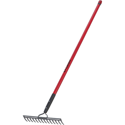 Level Rake, Fibreglass Handle, 14" W, Forged Steel Blade, 14 Tines Distribution Industrielle GC