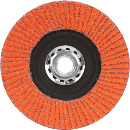Flap Discs - Quick Trim SG Blaze R980P, 4-1/2" x 5/8"-11, Type 27, 40 Grit, Ceramic Distribution Industrielle GC