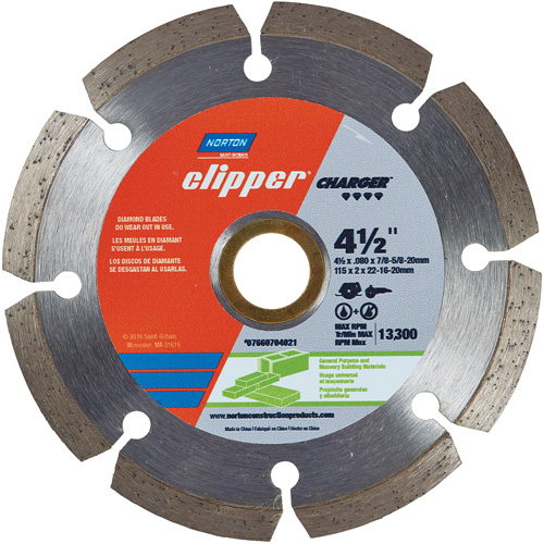 Clipper&reg; Charger Segmented Saw Blade Distribution Industrielle GC