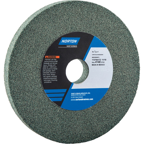 Bench Grinding Wheels - Gemini, 7" x 1", 1" Arbor Distribution Industrielle GC