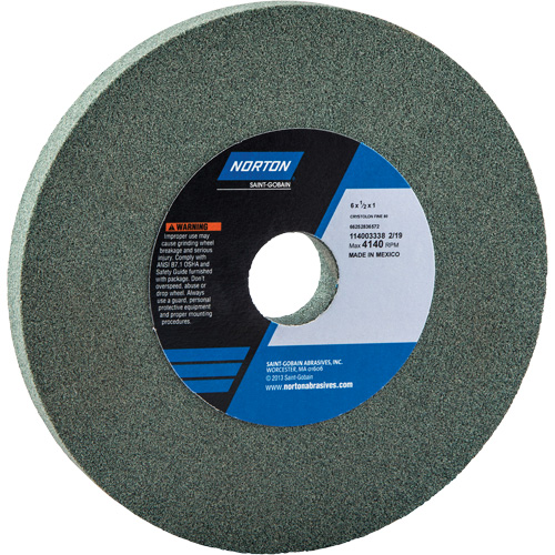 Bench Grinding Wheels - Gemini, 6" x 1/2", 1" Arbor Distribution Industrielle GC