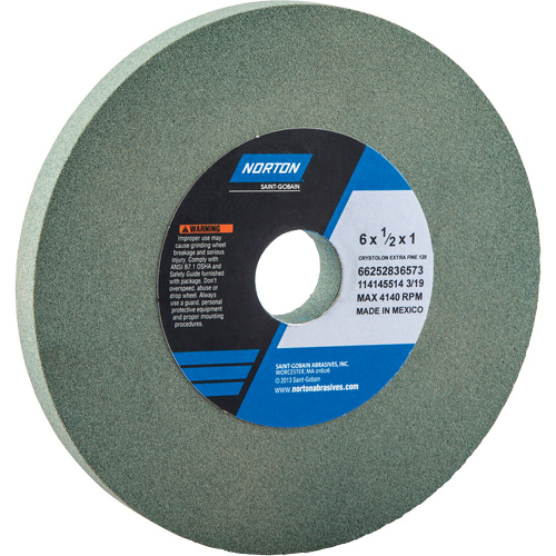 Bench Grinding Wheels - Gemini, 6" x 1/2", 1" Arbor Distribution Industrielle GC