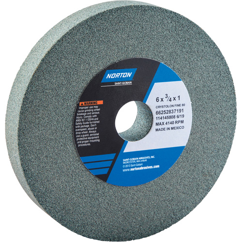 Bench Grinding Wheels - Gemini, 6" x 3/4", 1" Arbor Distribution Industrielle GC