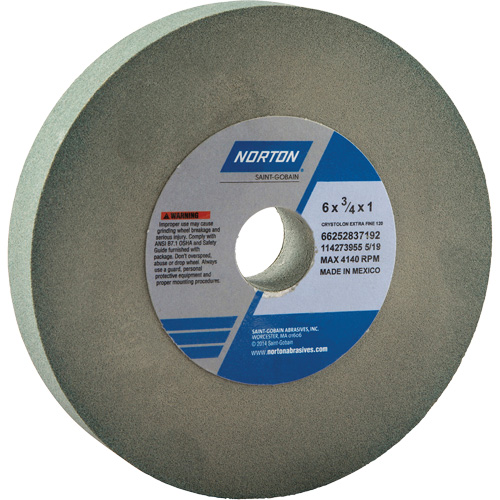 Meules pour rectifieuses d'&eacute;tabli - Meules Gemini, 6" x 3/4", Arbre de 1" Distribution Industrielle GC