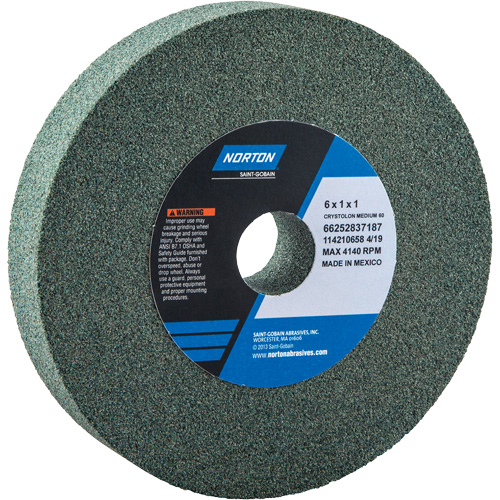 Bench Grinding Wheels - Gemini, 6" x 1", 1" Arbor Distribution Industrielle GC