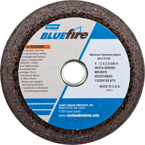 Disque &agrave; &eacute;barbage portatif non renforc&eacute; BlueFire Distribution Industrielle GC
