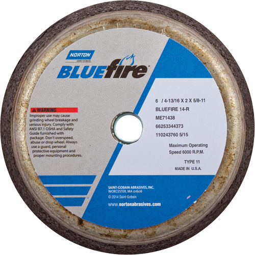 Disque &agrave; &eacute;barbage portatif non renforc&eacute; BlueFire Distribution Industrielle GC