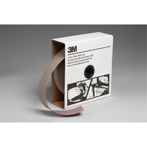 Utility Roll 211K, Aluminum Oxide, 2" W x 150' L, 120 Grit Distribution Industrielle GC