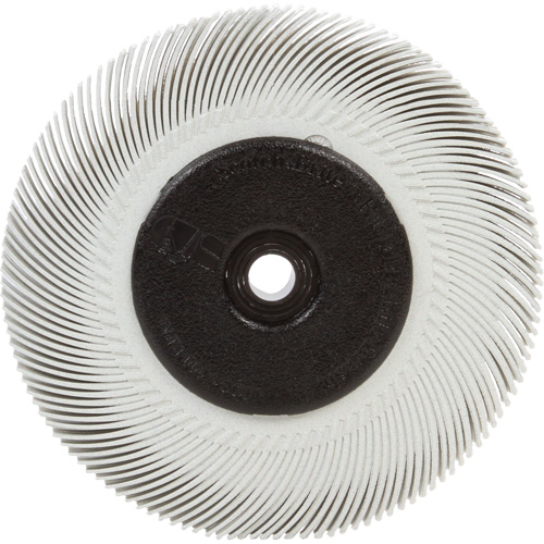 Scotch-Brite Radial Bristle Brush, Ceramic, 120 Grit, 6" Dia. Distribution Industrielle GC