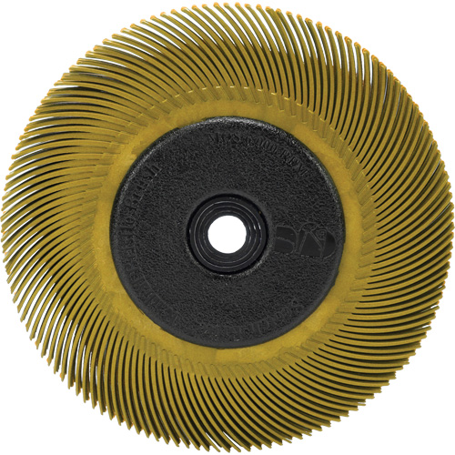 Scotch-Brite Radial Bristle Brush, Ceramic, 80 Grit, 6" Dia. Distribution Industrielle GC