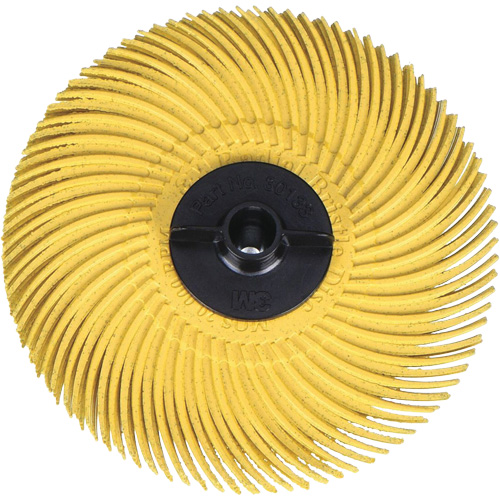 Scotch-Brite Radial Bristle Disc, Aluminum Oxide, 80 Grit, 3" Dia. Distribution Industrielle GC