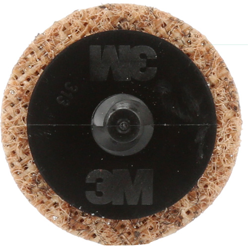 Disque de conditionnement de surface Roloc Scotch-Brite, 1-1/2" dia., Grain Cors&eacute;, Oxyde d'aluminium Distribution Industrielle GC