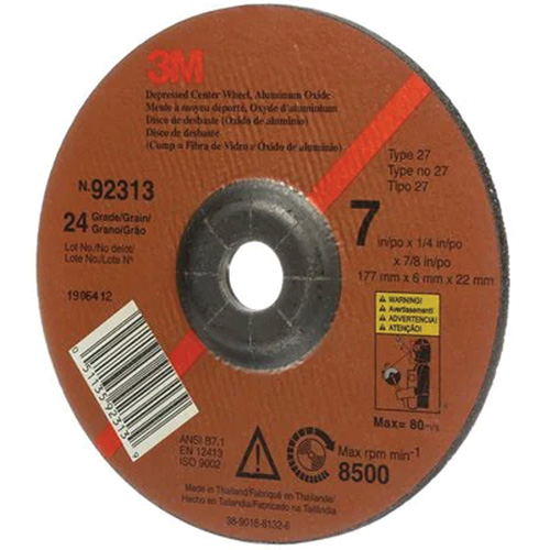 Depressed Centre Grinding Wheel Distribution Industrielle GC