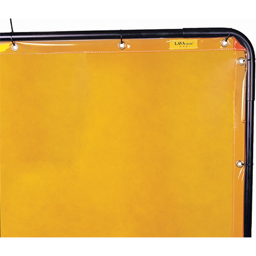 Rideau Lavashield, 68,5" x 68,5", Transparence &eacute;lev&eacute;, Jaune Distribution Industrielle GC