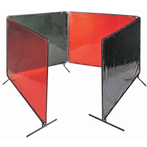 Welding Screen and Frame, Green, 6' x 6' Distribution Industrielle GC