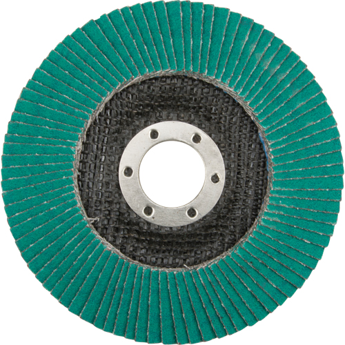 Disques &agrave; lamelles 577F, 4-1/2" x 7/8", Type 29, Grain 80, Zirconium Distribution Industrielle GC
