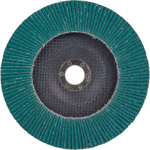 Flap Disc 577F, 7" x 5/8"-11, Type 27, 36 Grit, Zirconia Alumina Distribution Industrielle GC
