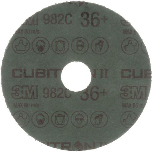 Cubitron II Fibre Discs - 982C, Ceramic Grain, 36+, 7" Dia x 7/8" Arbor Distribution Industrielle GC