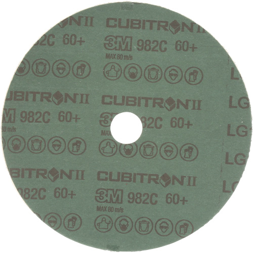 Disques en fibre mod&egrave;le 982C Cubitron II , Grain de c&eacute;ramique, 60+, 7" Dia x 7/8" Arbre Distribution Industrielle GC