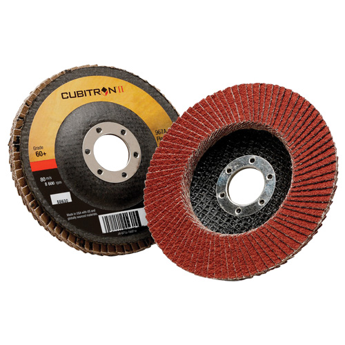 Cubitron II Flap Disc 967A, 5" x 7/8", Type 29, 40+ Grit, Ceramic Distribution Industrielle GC