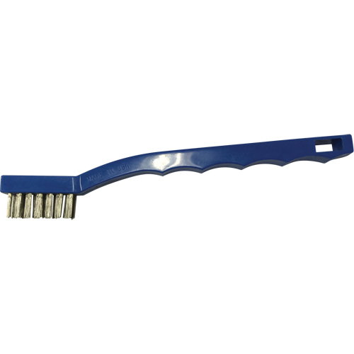 Petites brosses de nettoyage, Laiton, 3 x 7 rangs de fils, Longueur 7-3/4" Distribution Industrielle GC