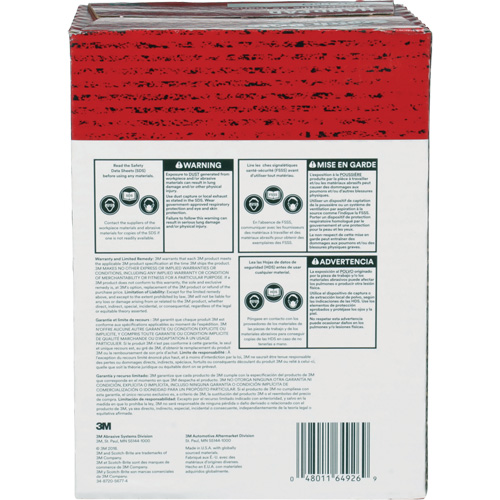 Tampons manuels Scotch-Brite 7447, Oxyde d'aluminium, 9" x 6", Grain Tr&egrave;s fin Distribution Industrielle GC