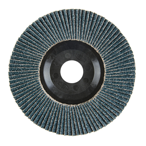 Disque &agrave; lamelles, 4-1/2" x 7/8", Type 27, Grain 40, Zirconium Distribution Industrielle GC