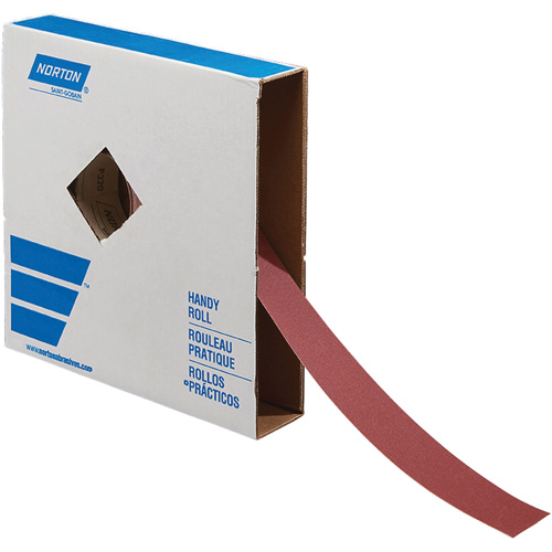 Rouleau de toile abrasive pour m&eacute;tal, Oxyde d'aluminium, 2" la x 150' lo, Grain 60 Distribution Industrielle GC