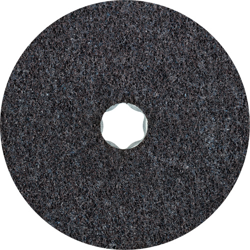 Disc de conditionnement de surface &agrave; boucles et crochets, 4-1/2" dia., Grain Moyen, Oxyde d'aluminium Distribution Industrielle GC