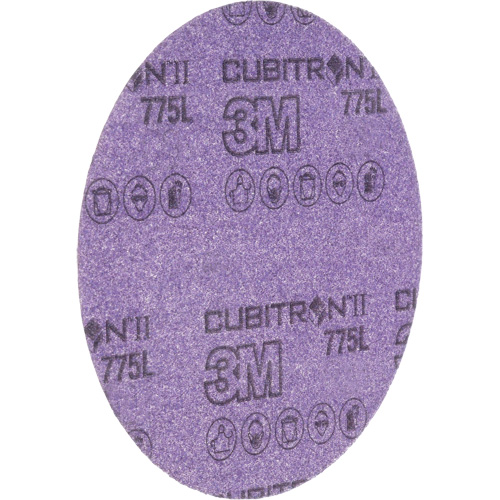 Film pour disque Hookit de 3M, dia 6", Grain 320+, C&eacute;ramique, Poids C Distribution Industrielle GC