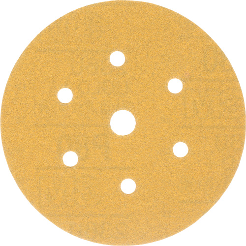 Film pour disque Hookit de 3M, dia 6", Grain P80, Oxyde d'aluminium, Poids C Distribution Industrielle GC