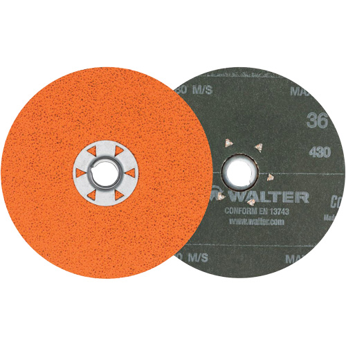 Disque de sablage Coolcut XX, 5" dia., Grain 36, C&eacute;ramique Distribution Industrielle GC