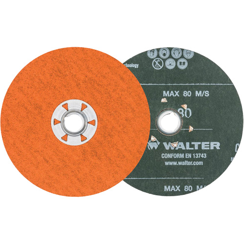 Disque de sablage Coolcut XX, 5" dia., Grain 80, C&eacute;ramique Distribution Industrielle GC