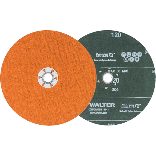 Coolcut XX Sanding Disc, 7" Dia., 120 Grit, Ceramic Distribution Industrielle GC