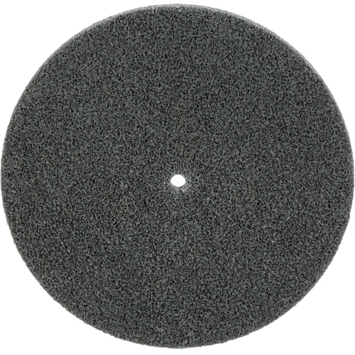 Meule unitaris&eacute;e EXL Scotch-Brite, 5" x 1/4", Arbre de 1/4", Grain de Fin, Carbure de silicium Distribution Industrielle GC