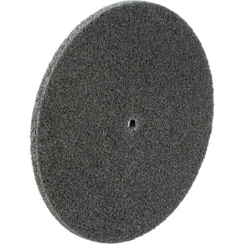 Meule unitaris&eacute;e EXL Scotch-Brite, 6" x 1/4", Arbre de 1/4", Grain de Fin, Carbure de silicium Distribution Industrielle GC