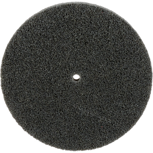 Meule unitaris&eacute;e EXL Scotch-Brite, 5" x 1/2", Arbre de 1/4", Grain de Fin, Carbure de silicium Distribution Industrielle GC