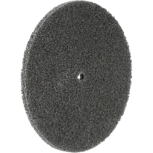 Meule unitaris&eacute;e EXL Scotch-Brite, 5" x 1/4", Arbre de 1/4", Grain de Fin, Carbure de silicium Distribution Industrielle GC