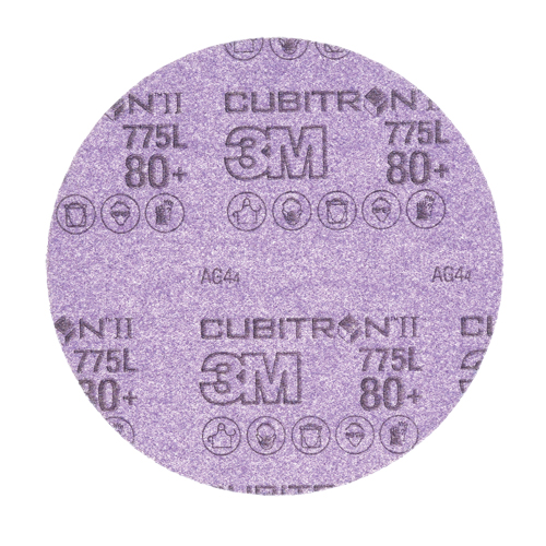 Rouleau de disques abrasifs Cubitron II Stikit, 6" dia., Grain 80+, C&eacute;ramique Distribution Industrielle GC
