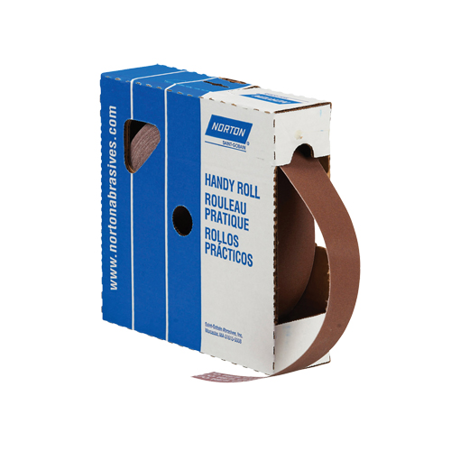 Rouleau de feuille &agrave; poncer pratique, Oxyde d'aluminium, 3" la x 150' lo, Grain P80 Distribution Industrielle GC