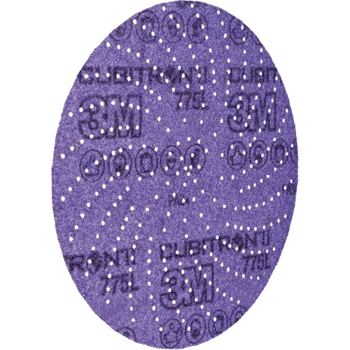 Cubitron II Hookit Film Disc 775L, 5" Dia., 80+ Grit, Ceramic, F-Weight Distribution Industrielle GC