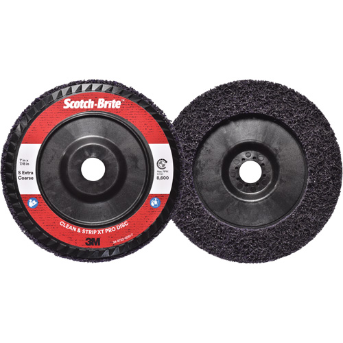 Disque  Clean and Strip  XT Pro Scotch-Brite, 7" dia., Grain Extra grossier, Carbure de silicium Distribution Industrielle GC
