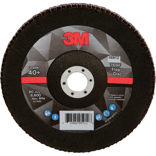 769F Quick Change Flap Disc, 7" x 7/8", Type 29, 120+ Grit, Aluminum Oxide/Ceramic Distribution Industrielle GC