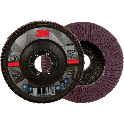 769F Quick Change Flap Disc, 4-1/2" x 7/8", Type 29, 80+ Grit, Ceramic Distribution Industrielle GC