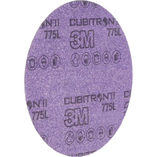 Disque en pellicule s&eacute;rie 775L Cubitron II Hookit, dia 6", Grain 240+, C&eacute;ramique, 3 mils Distribution Industrielle GC