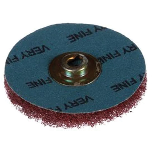Disque HS de polissage et de brossage &agrave; changement rapide Standard Abrasives, 2" dia., Grain Tr&egrave;s fin, Oxyde d'aluminium Distribution Industrielle GC