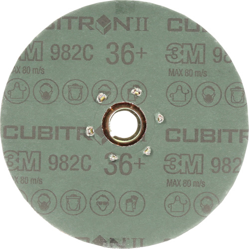 Disque en fibre 982C Cubitron II, C&eacute;ramique, 36+, 5" Dia Distribution Industrielle GC
