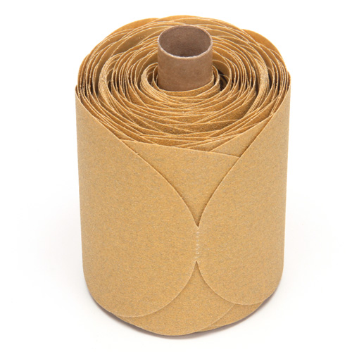 Stikit Gold Paper 216U Disc Roll, Aluminum Oxide, 5" W x 52' L, P80 Grit Distribution Industrielle GC
